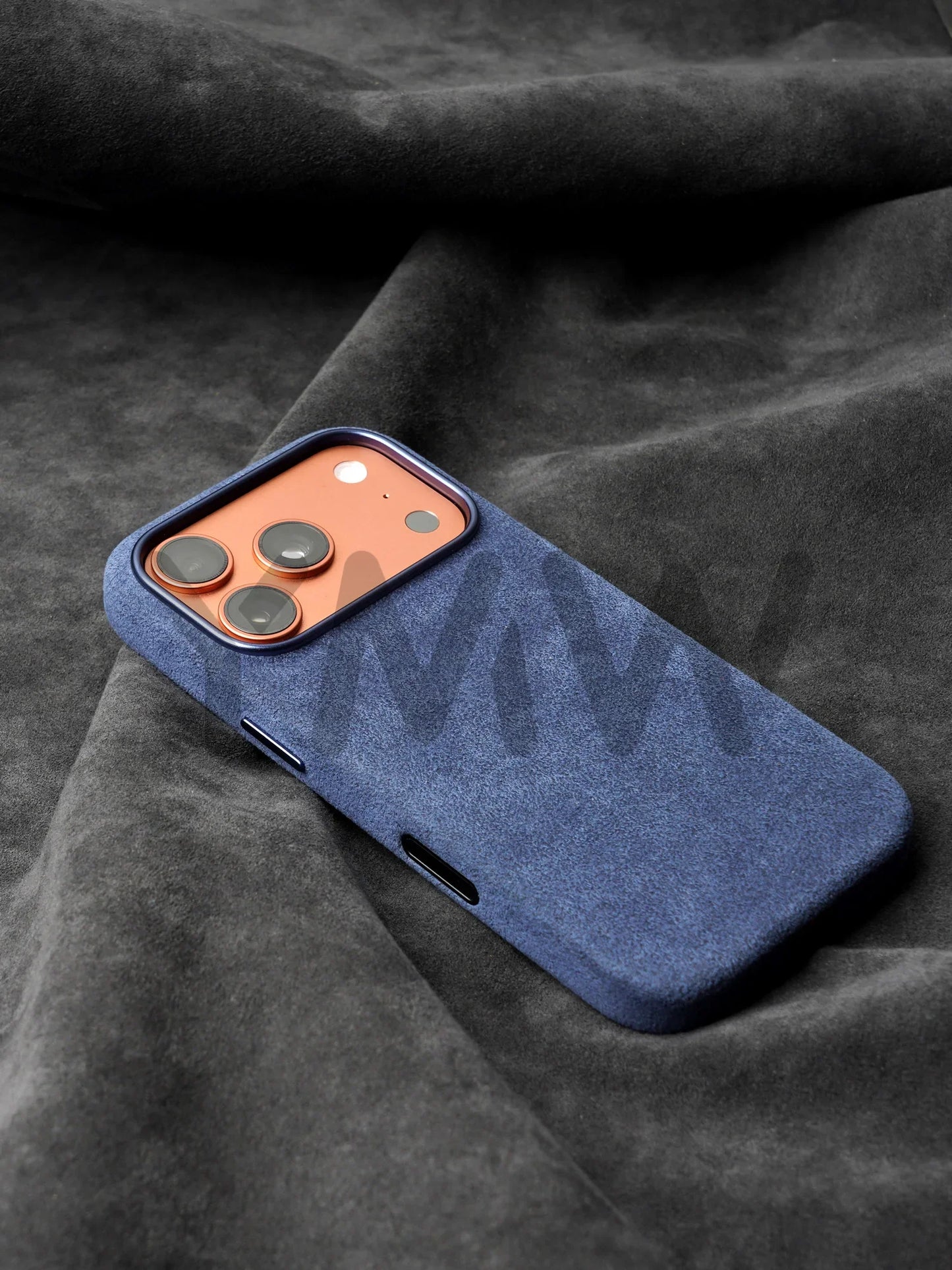 Case for iPhone 17 16 Pro Max Compatible Magsafe Business Supercar Interior Same Suede Leather Phone Cover