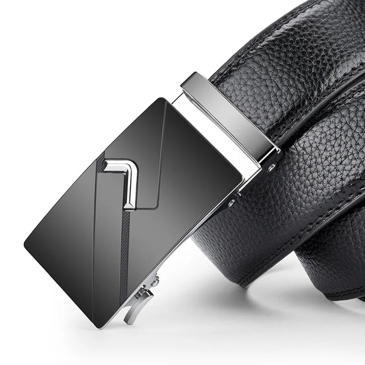 Men Belt Genuine Leather belt for men Alloy buckle ratchet belts Men Designer Belt Automatic belts