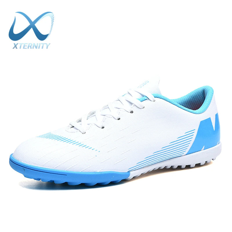Men's Turf Soccer Shoes Kids Outdoor Long Spikes Training Ankle Football Boots