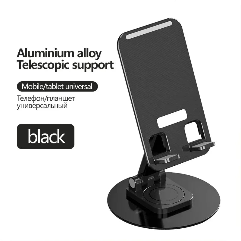 Portable Aluminum Alloy Desk Tablet Phone Holder Bracket Folding Stand For iPhone