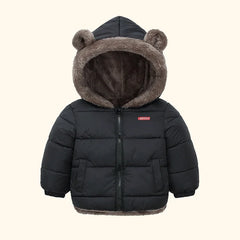 Cashmere Children Coat Winter Thicken Warm Down Jacket Boys Girls Zipper Hooded Kids Jacket Coats Outwear Children Clothing