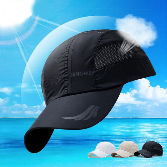 Men Sports Running Sweat Baseball Cap Male Canada Golf Quick Dry