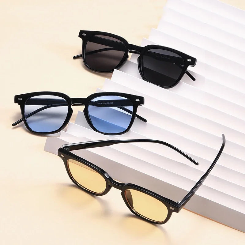Vintage Sunglasses Wome Sun Glasses UV Protection Ultralight  Eyewear Fashion Luxury PC Unisex Outdoor Glasses