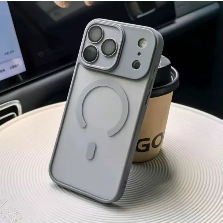 Original Matte Clear Lens Protect For Magsafe Phone Case For iPhone 17 17 Air 17Pro 17 Pro Max Magnetic Wireless Charge Cover