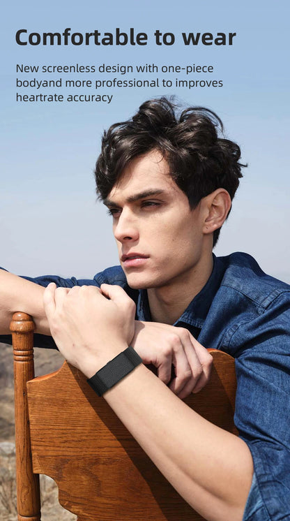 LIGE No Screen Smart Watch Men's Sports Outdoors Fitness Heart Rate Monitor 1ATM Waterproof New Smartwatch For Andrio IOS 2025