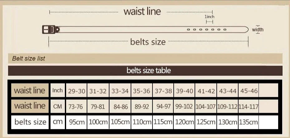 Men's Genuine Leather Alloy Pin Square Buckle Belts High Quality Vintage Style Male Waist Straps Classic Men Jeans Waistband