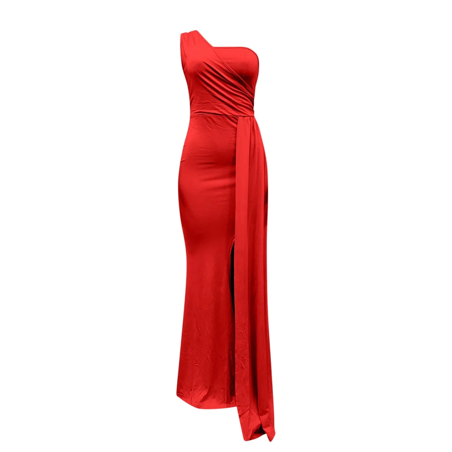 Evening wear Dresses: Women Bodycon Dresses Elegant One Shoulder Formal Party