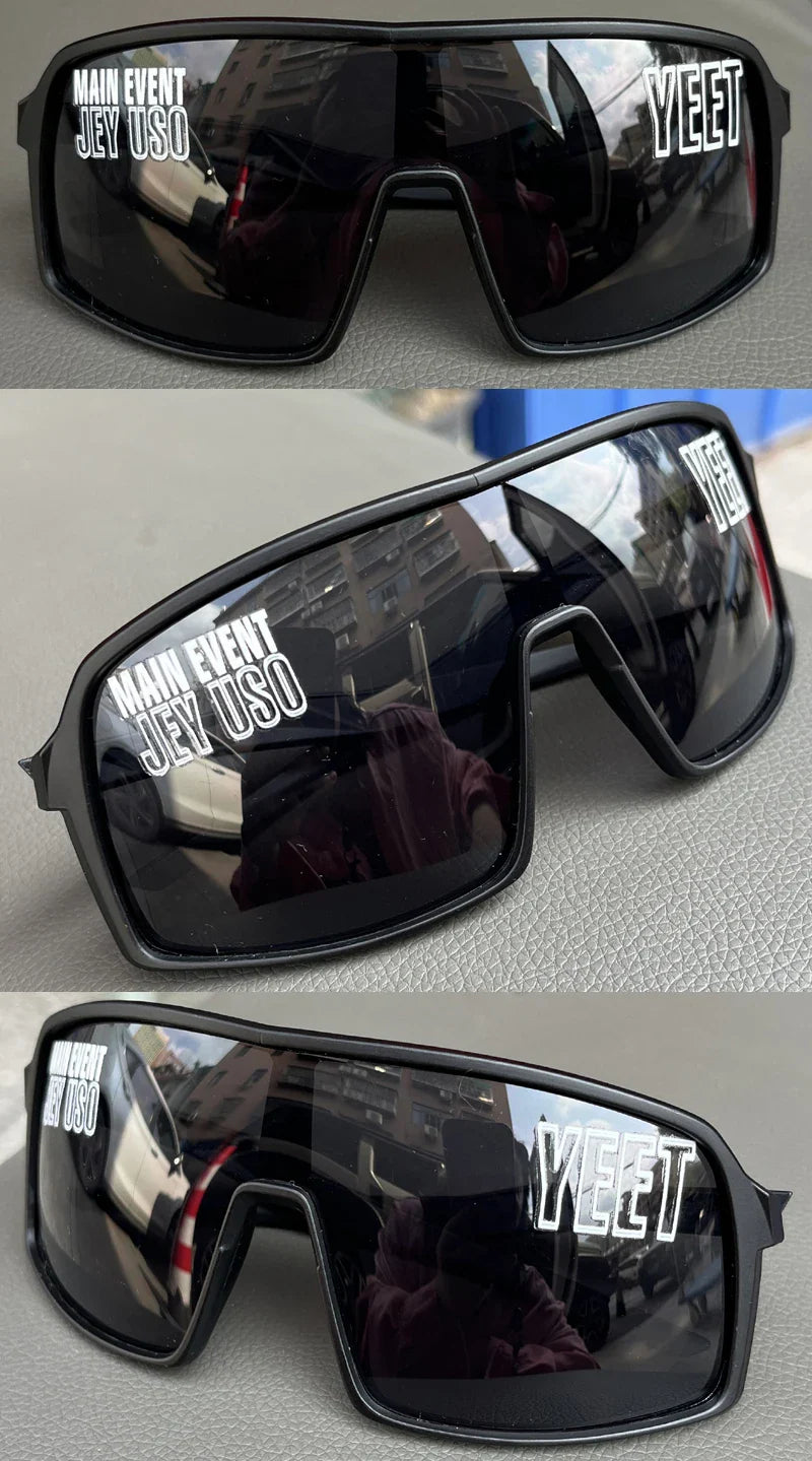 Jey Uso YEET Sunglasses Sports Shades MAIN EVENT Blue Glasses Bloodline USOS RARE colors  Motorcycle glasses