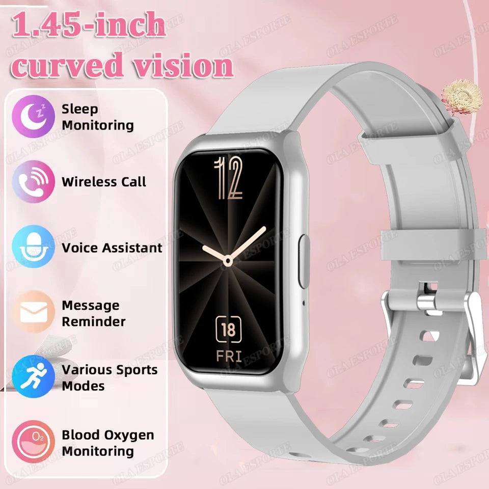 Smart Watch Women Men  AMOLED Screen Health Heart Rate Monitoring Bluetooth Call IP68 Waterproof Outdoor Sport Call Smartwatch