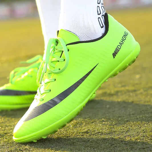 Men Soccer Shoes Cleats Society Children Boys Kids Autumn Casual Studded Boots