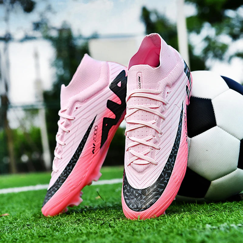 Mens Soccer Shoes Ultralight Turf Soccer Cleats Kids Sneakers