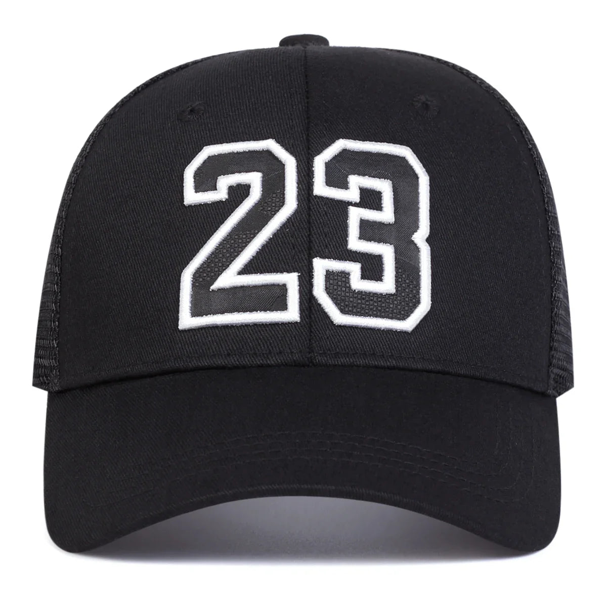 Unisex 23 Embroidery Baseball Net Caps Hip Hop Cap Spring Summer Outdoor Adjustable Casual Hats Sunscreen Hat ﻿