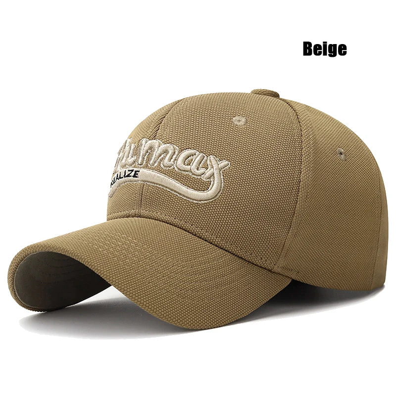 Large Head Circumference High Quality 3D Letter Embroidery Hardtop Baseball Cap Fashion Outdoor Casual Sport Sun Hat Trucker Hat