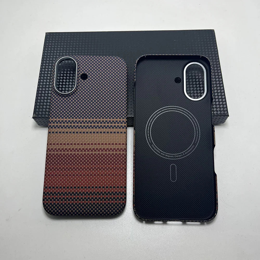Really Carbon Fiber Case for Iphone 17 Pro Max Case for Magsafe Magnetic Ultra-Thin Lightweight for Iphone17 Pro aramid Cover