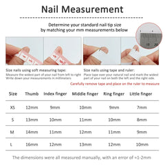 10Pcs Black Handmade Press On Nails Coffin Fake Nails Full Cover Gradient Metal Contrast Artificial Manicure Wearable Nail Tips