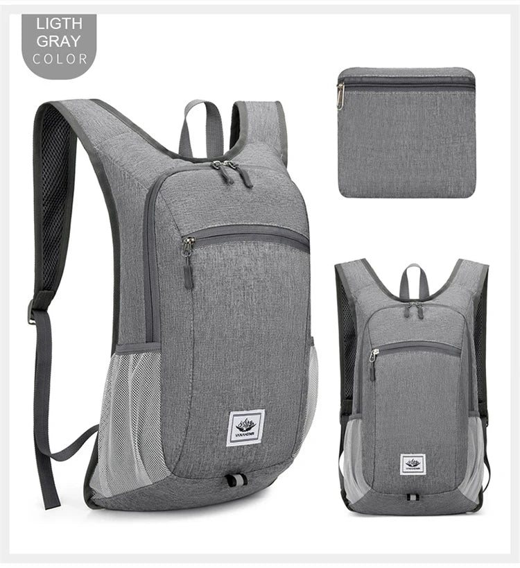 Portable Foldable Backpack,Men Women Ultralight Folding Bag,Outdoor Climbing Cycling Hiking  Knapsack Travel Daypack