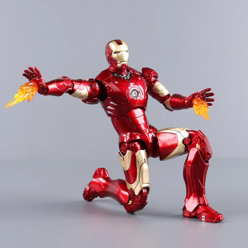 ZD Toys Iron Man Action Figure Iron Patriot MK1-7 MK17 MK33 MK85 MK30 War Machine Legends Avengers Tony Stark Collect Toy Gift
