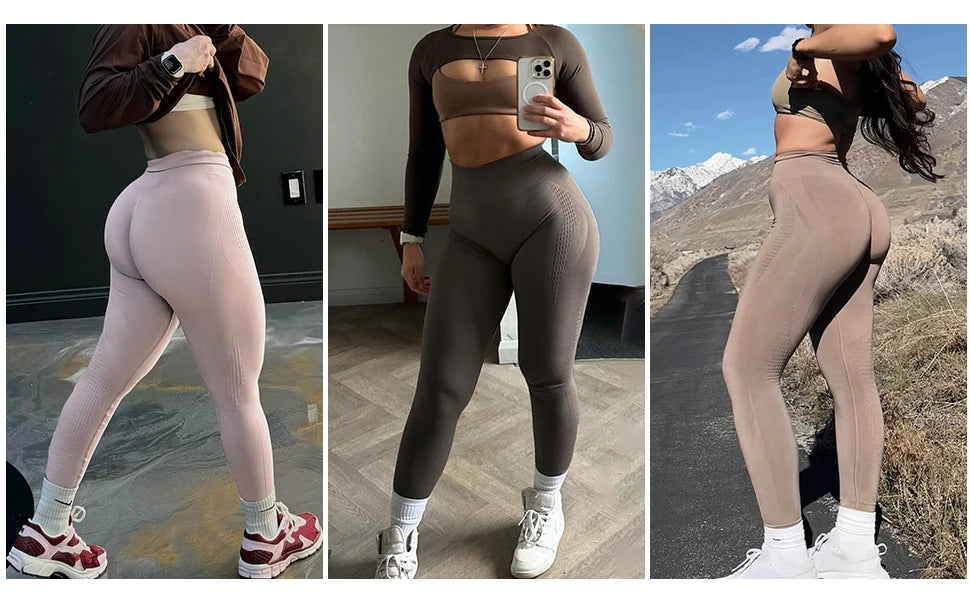 Contour Seamless Leggings Women Scrunch Butt Gym Leggings Yoga Clothing