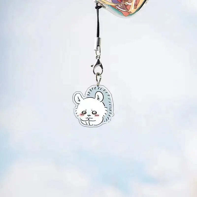 ChiIkawaS Mobile Phone Chain ハチワレ Hachiware うさぎ USAGI ちい/.かわ Mobile Phone Pendant Chain Cute Cartoon Character Small Gift