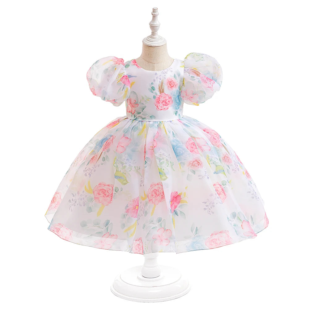 Child Evening Flower Pageant Vestidos Girls Princess Dress