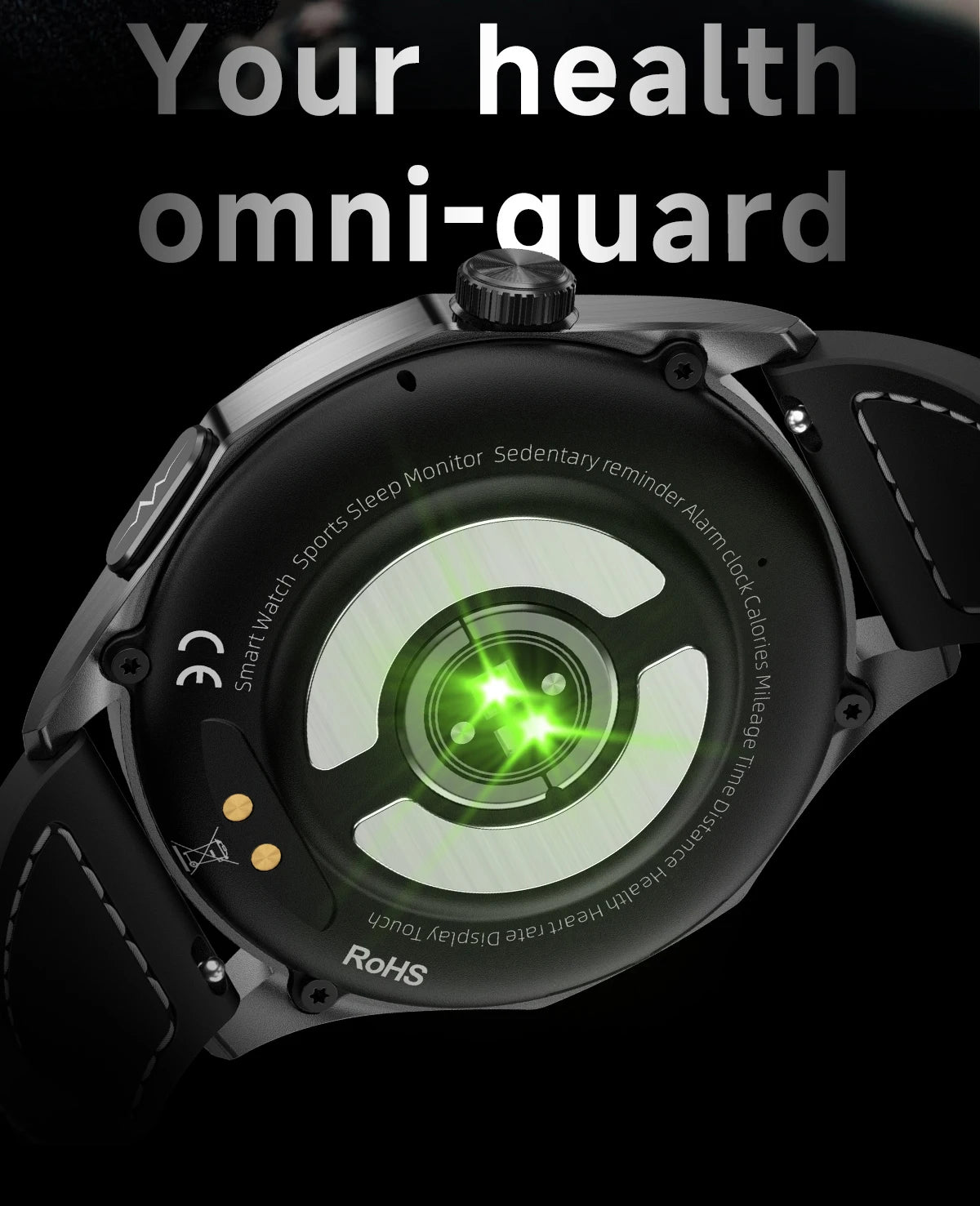 GUHUAVMI NEW Fashion Health Expert Laser iagnosis Smart Watch Men ECG+PPG Three highs  Blood Pressure Heart Rate HD Call Watches