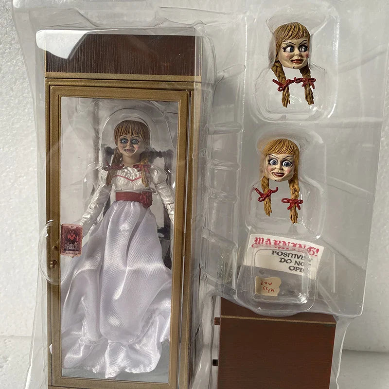 NECA Figure Annabelle Comes Home Annabelle Figures Action Figure Model Toy Doll 18cm 7inch Real Clothes Joint Movable Decoration