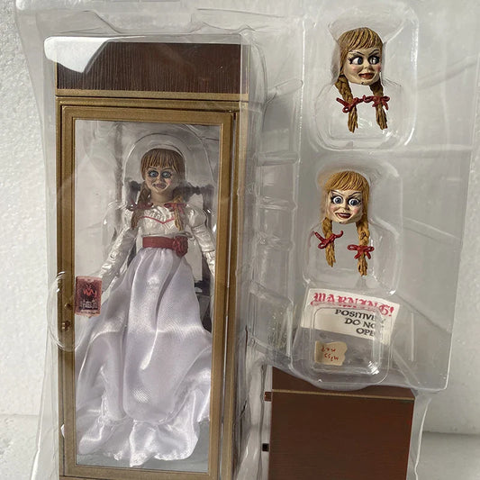 NECA Figure Annabelle Comes Home Annabelle Figures Action Figure Model Toy Doll 18cm 7inch Real Clothes Joint Movable Decoration