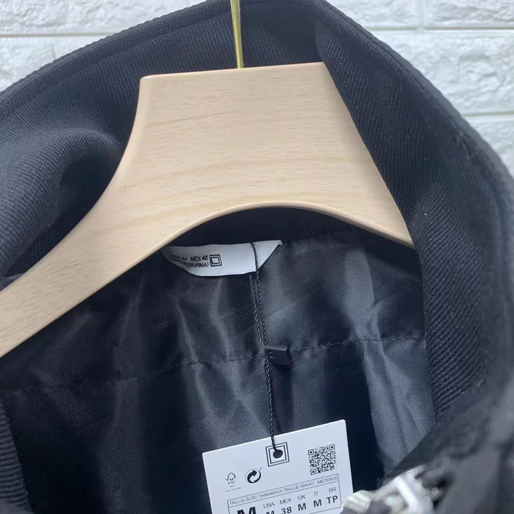 Men's Wear Japanese Wind Pocket Decoration Cotton Coat Jacket