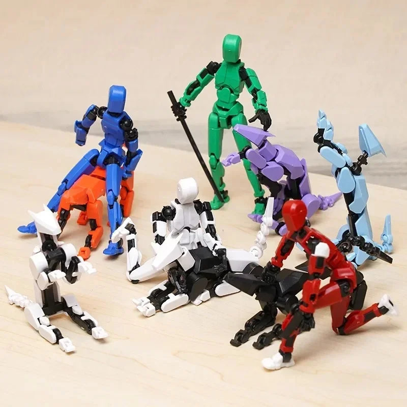 1PCS T13 Joints Figure Articulate Movable Dummy Doll Diy Assembly Toy 3D Printed Action Figure Stop Motion Animation Dummy Gift