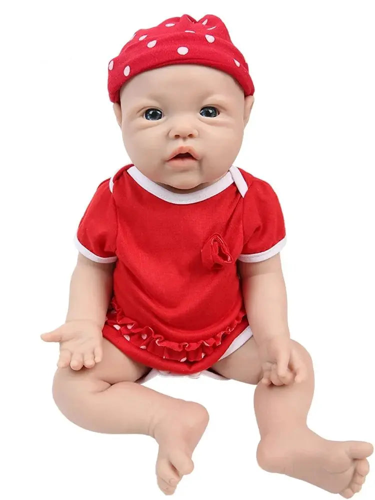 IVITA WG1526 43cm 2.69kg 100% Full Body Silicone Reborn Baby Girl Doll  Realistic Soft Dolls DIY Blank Babe Children Toys