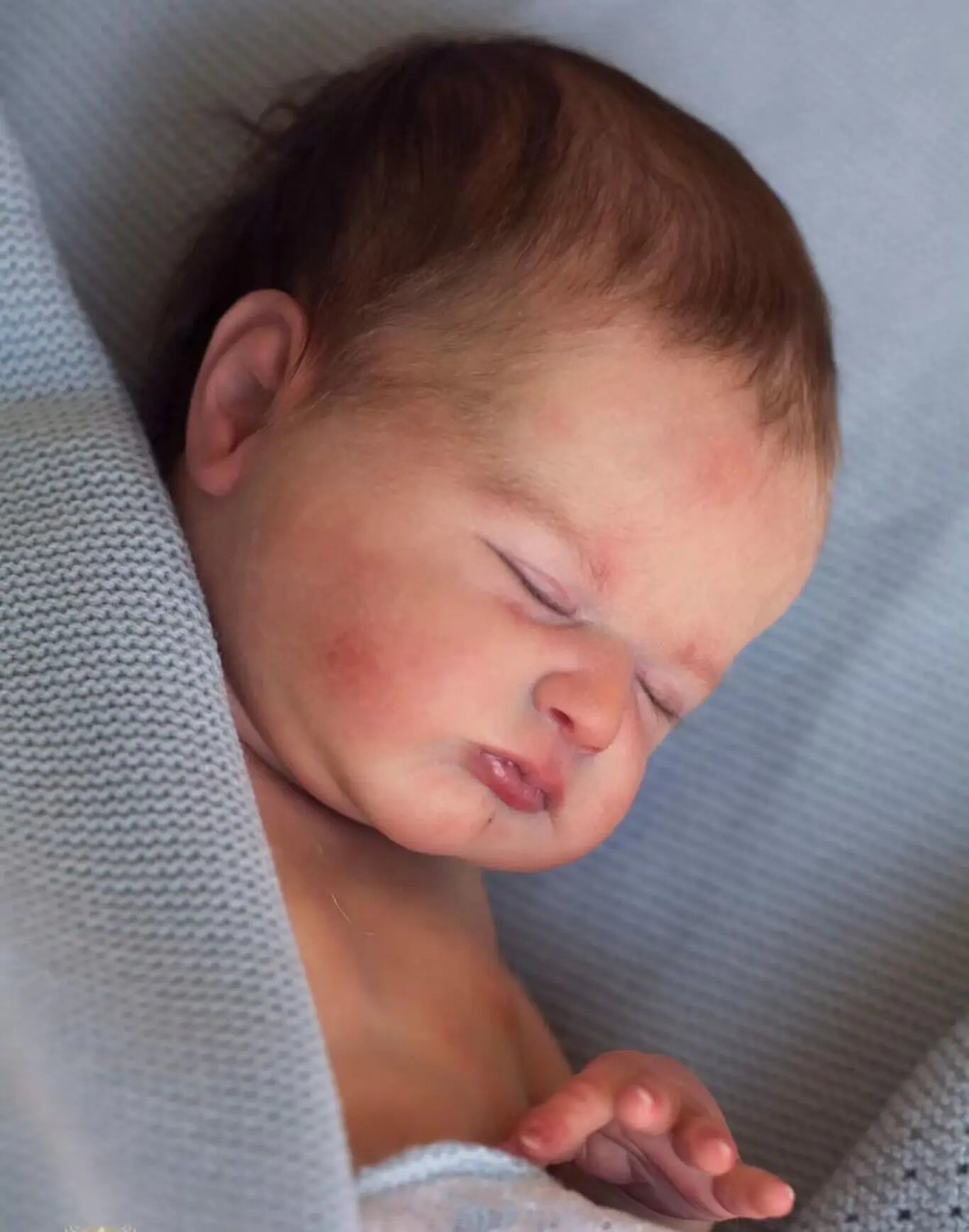 NPK Clearance 19Inch Reborn Doll Kit Max Limited Edition lifelike soft touch Frech Color Kit with cloth body
