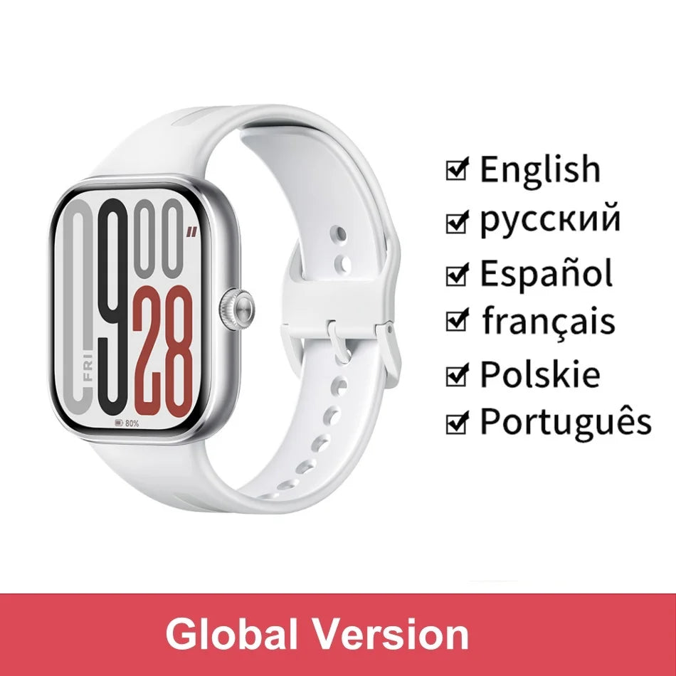 Global Version Redmi Watch 5 2.07" AMOLED display 150+ sports modes  550mAh Battery Heart Rate Blood Oxygen Monitor