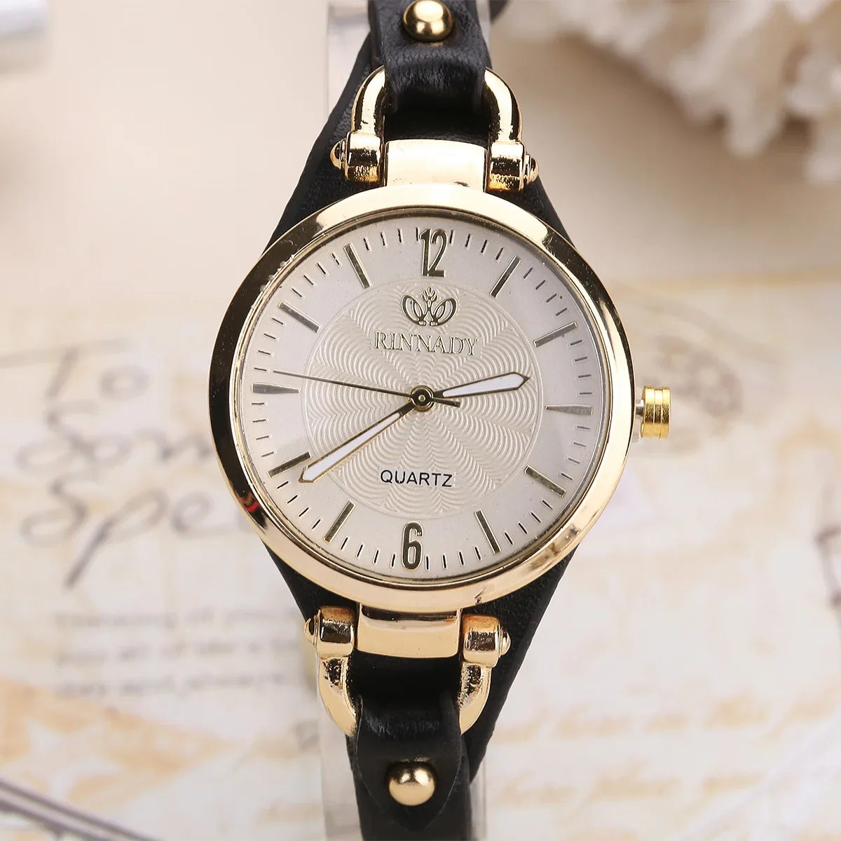 Vintage Ultra-thin Leather Strap Women Quartz Watch Fashion Ladies Wristwatches Clock Gift Reloj Mujer