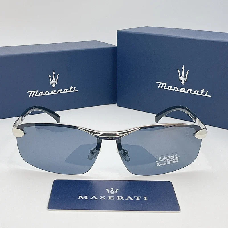 MASERATI Luxury Sunglasses High End for Men Women Polarized UV400 Driving Glasses Classic Style Premium Quality  Fashion Design