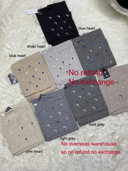 Linen Abaya for Ramadan 2024 Moon Heart Design Open Cardigan with Bat Sleeves Muslim Islamic Clothing for Women without Hijab