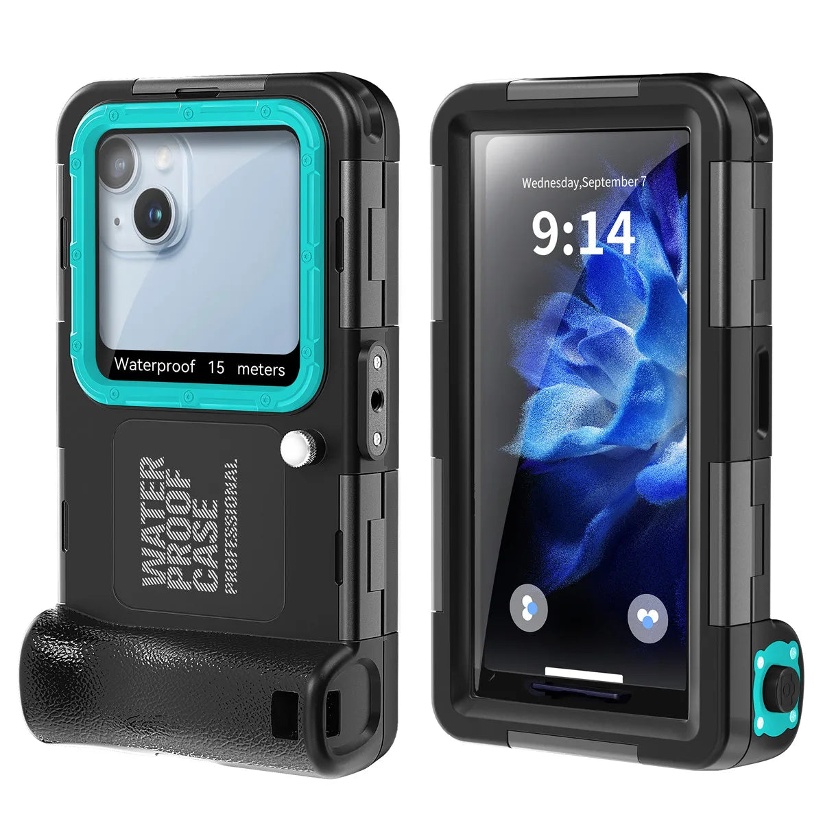 ShellBox Professional Waterproof Case For Apple iPhone 17 16 15 14 13 12 Pro Max 16E Plus Air Seal Underwater Diving Phone Cover