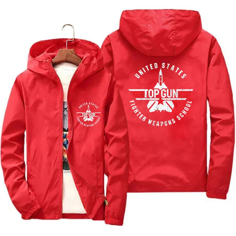Mens Pilot Hoodies: Slim Fit Zipper | Hooded Jacket | Mens Aviator Jacket