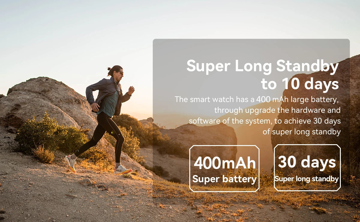 LIGE Outdoor Sports Fitness Smartwatch For Men