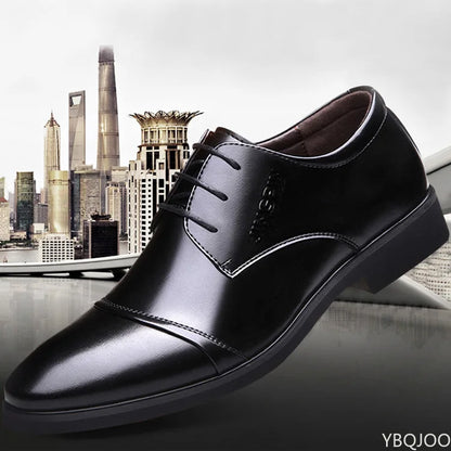 Luxury Business Oxford Leather Shoes Men Breathable Rubber Formal Dress Shoes Male Office Wedding Flats Footwear Mocassin Homme