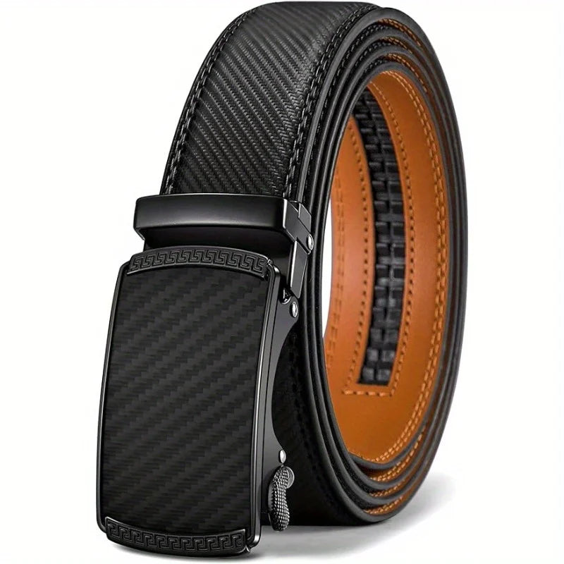 Men's Genuine Leather Cowhide Belt, For Dress Pants