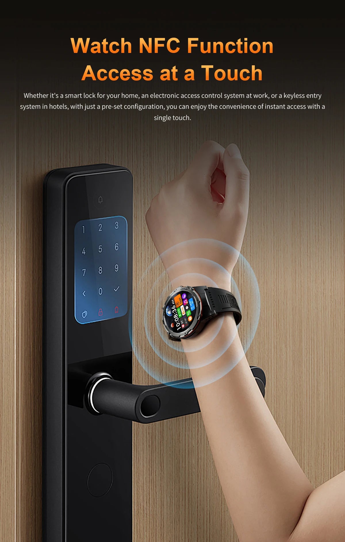 NEW Upgraded Outdoors GPS Sports Smart Watch Men HD AMOLED 3ATM IP69K Waterproof 500mAh Infrared NFC Bluetooth Call Smart Watch