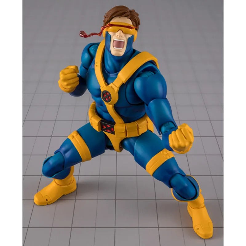 In Stock Genuine Bandai Marvel Model Kit SHF Cyclops Gamerverse Anime Action Figure Collection Finished Model Boys Toys Gifts