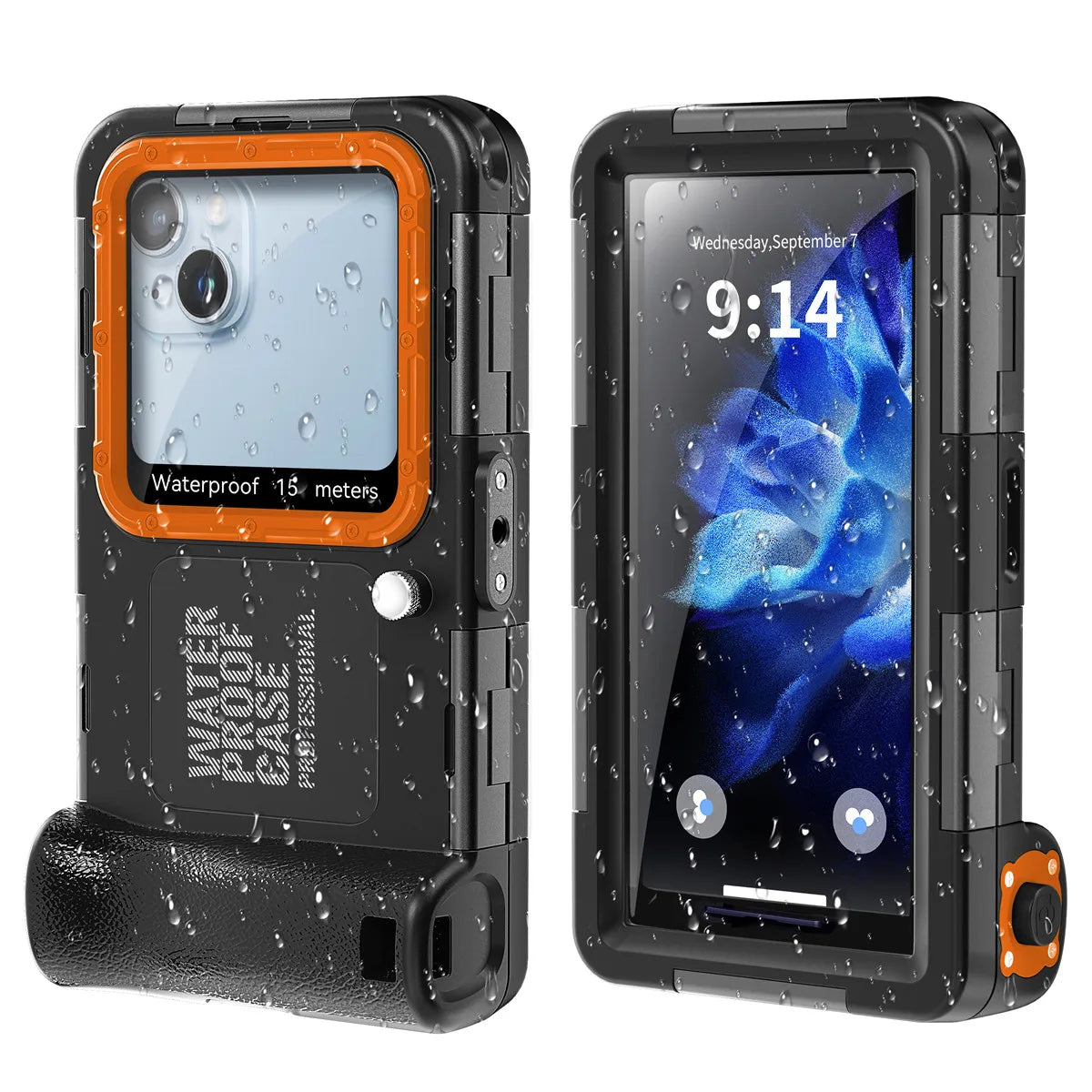 ShellBox Professional Waterproof Case For Apple iPhone 17 16 15 14 13 12 Pro Max 16E Plus Air Seal Underwater Diving Phone Cover