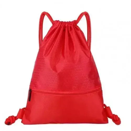 Sport 5 Colors Drawstring Pocket Simple Backpack Men's and Women's Fitness Backpack Lightweight Basketball Bag Oxford Zipper Bag