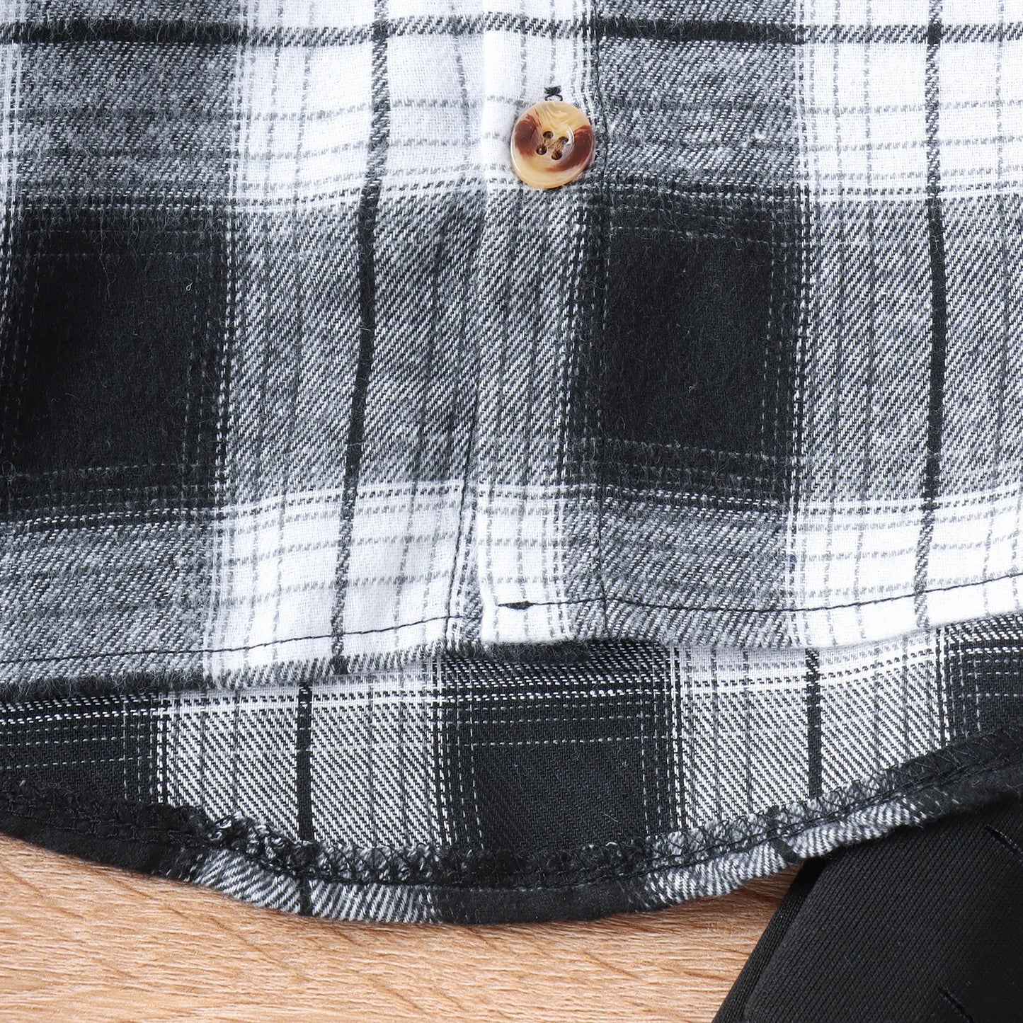 3PCS Autumn Boys Aged 2-6 Are Fashionable And Handsome, Multi-Color Plaid Hooded Long-Sleeved Top + Solid Color Pants Set