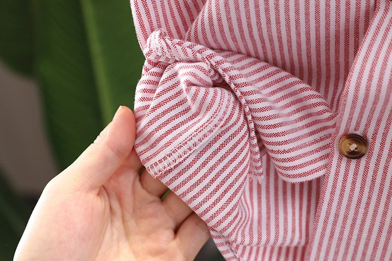 New Summer Kids Boy's Clothes Suits Children Blue Striped Shirt Bib Shorts 2Pcs/Set Gentleman Toddler Baby Tracksuits 0-5 Years