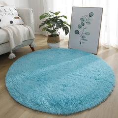 Rug Carpet Large Living Room Long Hair Bedroom Christmas Tie-dye Blended Decoration