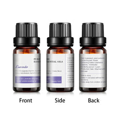 Essential Oils for Diffuser, Aromatherapy Oil Humidifier 6 Kinds Fragrance of Lavender, Tea Tree, Rosemary, Lemongrass, Orange