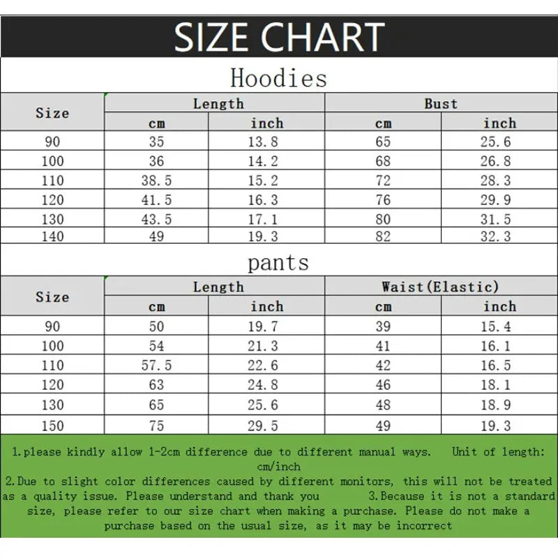 DISNEY Fall Anime Spiderman Boys Long Sleeve Hoodies Sets Children's Pullover and Trousers Two Piece Suit Kids Casual Sweatsuit