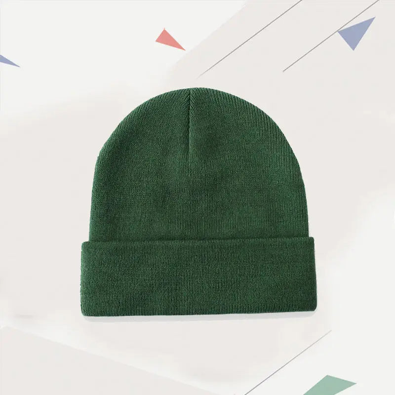 Custom Logo Autumn Winter Warm Beanie DIY Personalized Embroidered Design Knitted Hat Team Customize Stocking Skull Balaclava